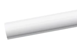 Kabelkanal buet - 2 meter hvit