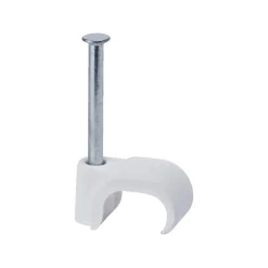 Kabelklemmer 6 - 10 mm hvit - 20 stk.