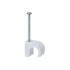Kabelklemmer 5 - 7 mm hvit - 20 stk.