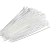 Kabelstrips 200 mm hvit 100 stk. - Elworks