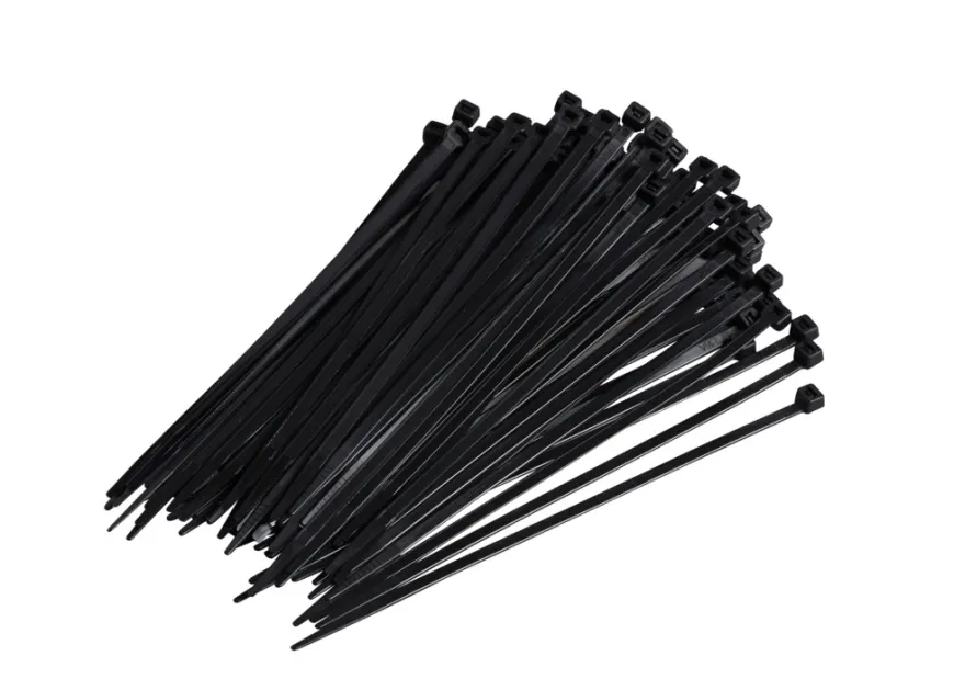 Kabelstrips 200 mm svart 100 stk.