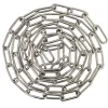 Kjetting langlenket rustfritt stål Ø4 mm x 2 meter