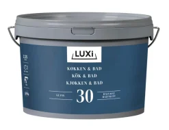 Kjøkken & Bad 30 veggmaling hvit 2,25 liter - Luxi