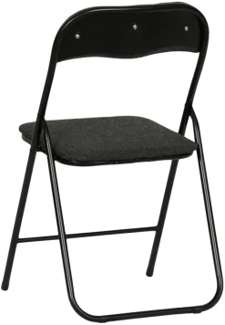 Klappstol polstret grå/svart – DAY