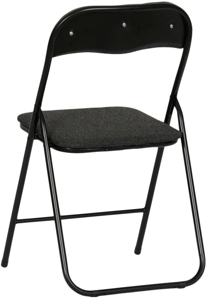Klappstol polstret grå/svart – DAY