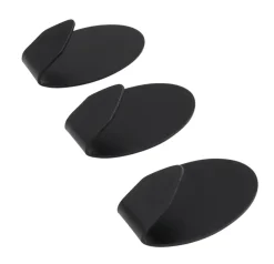Krok selvklebende 37 mm svart 3 stk.