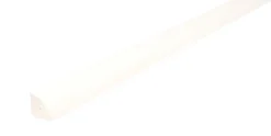 Kvartstafflist plast hvit – 19 x 19 x 3000 mm