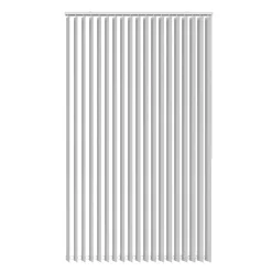 Lamellgardin hvit 150 x 250 cm