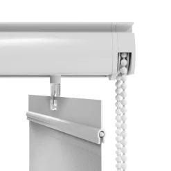 Lamellgardin hvit 150 x 250 cm