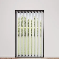 Lamellgardin hvit 150 x 250 cm