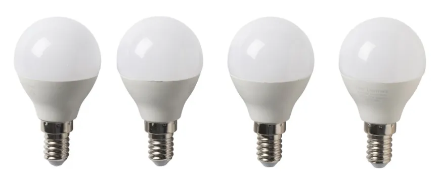 LED-pære krone 4,2 W E14 4-pk.