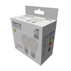 LED-pærer standard 2,7 W E27 - 2-pk.
