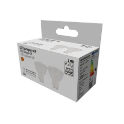 LED-spotpære 4 W GU10 - 2-pk.
