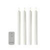 LED-stearinlys kronelys 4 stk.