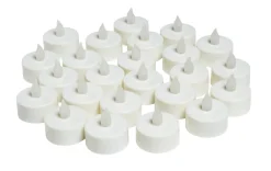 LED-telys med blafrende lys 24 stk.