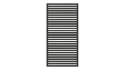 Levegg svart grunnet 90 x 180 cm