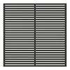 Levegg svart grunnet 180 x 180 cm