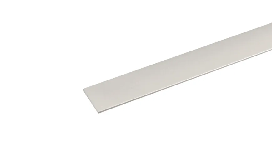 Listprofil flat aluminium - 2 x 15 mm x 2 meter