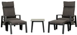 Loungesett Maryland 5 deler m/regulering - Sunlife®
