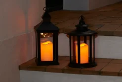 Lykt med LED kubbelys
