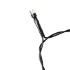 Lyskjede med 200 LED-istapper 5,85 meter