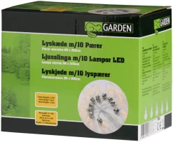 Lyslenke med 10 pærer 5,5 meter - Garden®