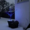Lysslynge 100 LED-pærer blå 9,9 meter