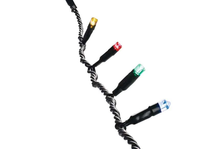 Lysslynge 300 LED-pærer multifarget 29,9 meter