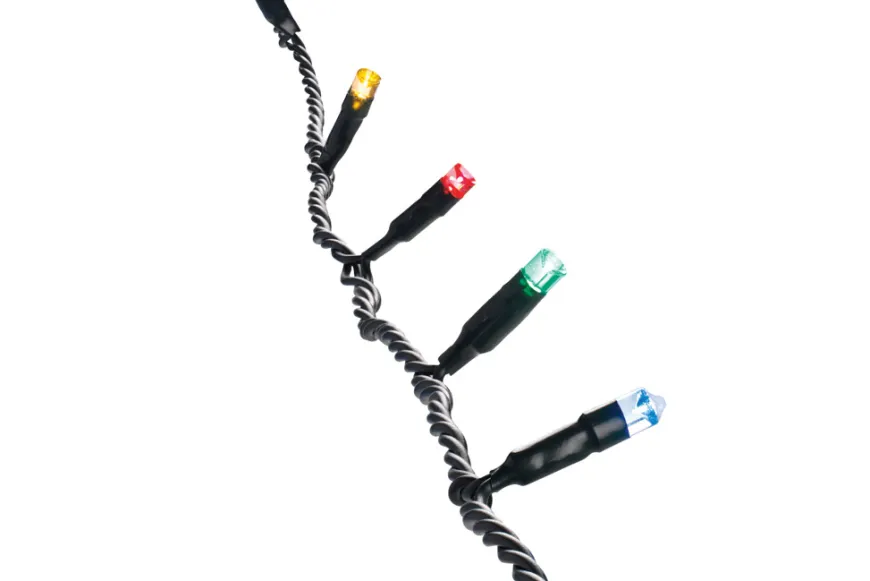 Lysslynge 300 LED-pærer multifarget 29,9 meter