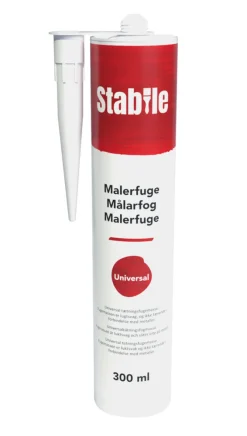 Malefuge hvit 300 ml - Stabile