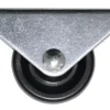 Møbelhjul bukk fast svart 30 mm