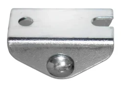 Møbelhjul fast svart 15 mm