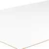 MDF-plate 3 mm hvit - 80 x 120 cm