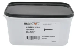 Monteringsskrue 4,8 x 35 fzb - 100 stk.