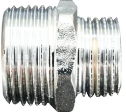 Nippel krom 3/4" x 1/2"
