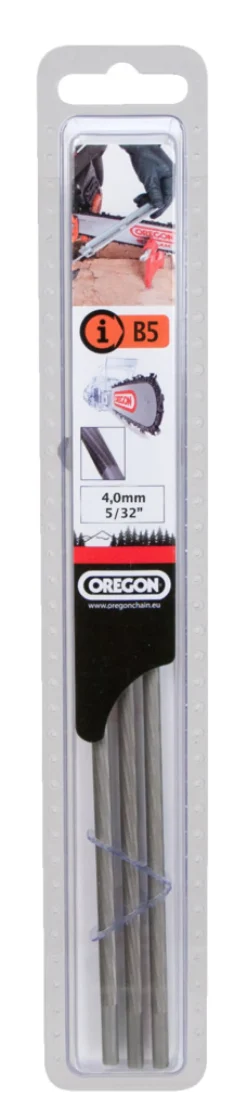 Oregon rundfil 4 mm til 3/8" sagkjeder - 3 stk.