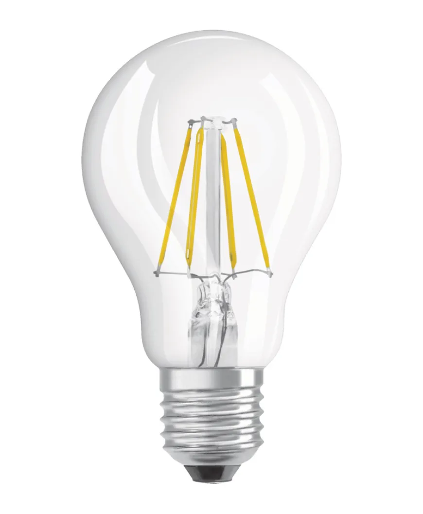Osram LED Base standardpære E27 4 W 2-pk