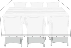 Overtrekk til hagemøbelsett L220 x B130 x H85 cm - Sunlife®