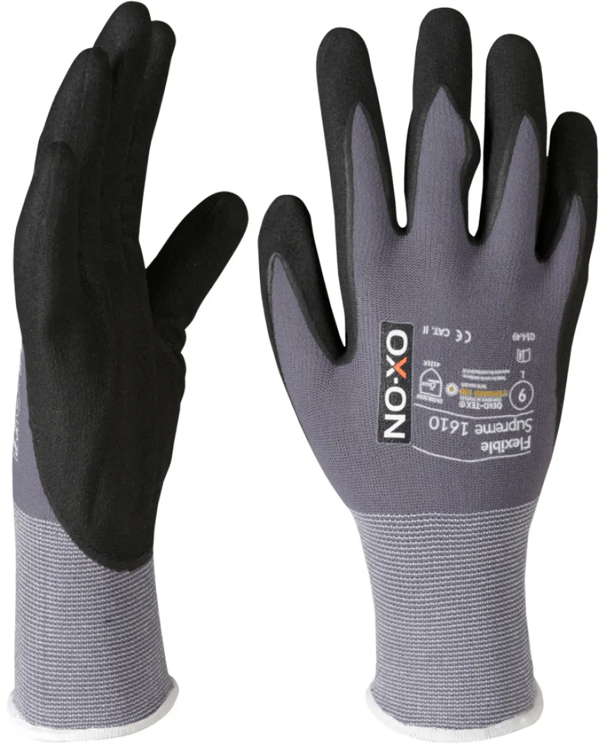 OX-ON Flexible Supreme 1610 hansker str. 8
