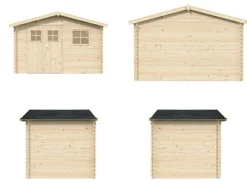 Palmako redskapsbod Lotta 5,6 m² 320 x 205 cm
