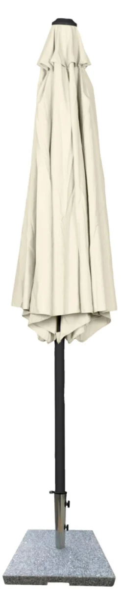 Parasoll Arizona beige m/sveiv og tilt Ø300 - Sunlife®