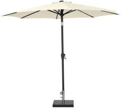 Parasoll Arizona beige m/sveiv og tilt Ø300 - Sunlife®