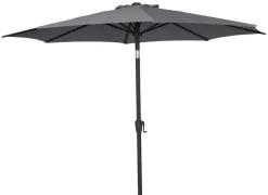 Parasoll Arizona grå m/sveiv & tilt Ø300 - Sunlife®