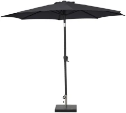 Parasoll Arizona svart m/sveiv & tilt svart Ø300 - Sunlife®
