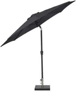 Parasoll Arizona svart m/sveiv & tilt svart Ø300 - Sunlife®