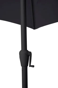 Parasoll Arizona svart m/sveiv & tilt svart Ø300 - Sunlife®