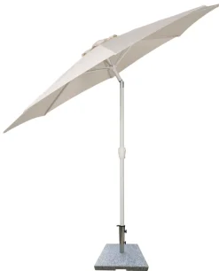 Parasollfot Freetown 50 x 50 x 6 cm grå granitt - Sunlife®