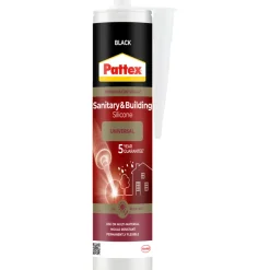 Pattex sanitær- og byggsilikon svart 280 ml