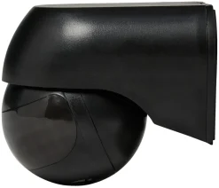 PIR-sensor 180° innendørs/utendørs svart – Elworks