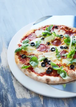 Pizzastein Ø38 cm med alubakeplate - Grillexpert
